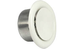 Ventilatie toevoer ventiel 125mm metaal - S-DVS125 RAL9010