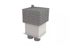 Itho Daalderop schoorsteen (losse top) links (2x WP200, RGA80, LT80, RO110)