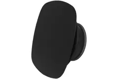 Imaginair RLV ventiel vierkant Ø 125 mm  - montageveren + ring - zwart