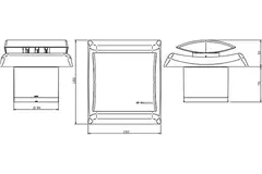 Itho Daalderop badkamerventilator Ø 100 mm- wit met vochtsensor BTV-N202 H