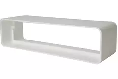 Rechthoekig kunststof koppelstuk 220x55 mm - KS25