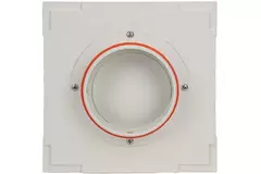 Ergovent instucbaar frameloos ventilatieventiel vierkant 100 mm