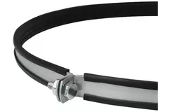 Metalen beugel diameter 400 mm met rubber (sendz. verz.)
