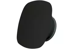 Imaginair RLV ventiel vierkant Ø 125 mm  - montageveren + ring - zwart