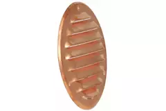 Metalen ventilatierooster rond Ø200 mm koper - MR200Cu