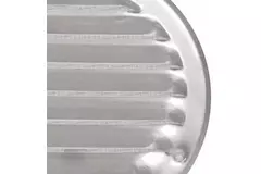 Metalen ventilatierooster rond Ø 200mm zink - MR200ZN