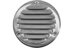 Metalen ventilatierooster rond 100mm zink - MR100ZN