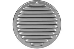 Metalen ventilatierooster rond Ø160 mm grijs - MR160P - RAL9006