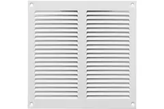 Metalen rooster 200x200mm wit – MR2020