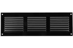 Metalen rooster 300x100mm zwart - MR3010M - RAL9005