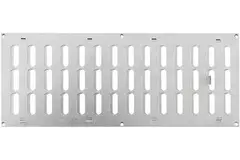 Metalen rooster verstelbaar 500x200 gegalvaniseerd - MR5020RZn