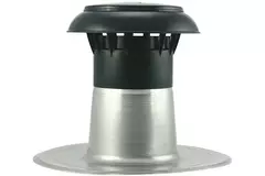 Platdak ontluchting met kunststof kap Ø150-160mm
