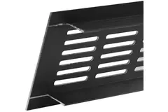 Plintrooster aluminium - zwart L=300mm x H=40mm -RA430B