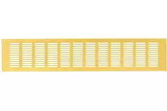 Plintrooster aluminium - goud L=500mm x H=100mm - RA1050G