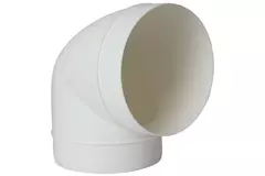 Ronde kunststof 90 ° bocht diameter: 100mm AL100-90