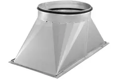 Ruck® overgang kanaal/pijp - 300x200 - Ø250 met rubber afdichting - UKR 3020 01