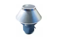 Deflectorkap rond 100 mm (RVS / INOX)