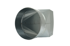 Verloopstuk 220x80 mm naar diameter 160 mm tbv instortkanaal
