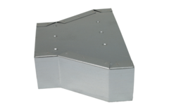 Verloopstuk 300 x 80 mm naar 220 x 80 mm tbv instortkanaal