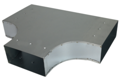 T-stuk 90 graden 300x80 - 220x80 tbv instortkanaal