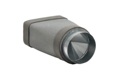 Thermoduct verloopstuk 220x80 mm naar diameter 125 mm