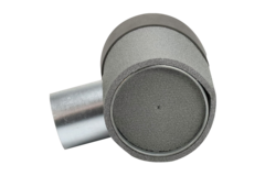 Thermoduct instortpot diameter 125mm H=80 mm enkel met gat voor tunnelbouw