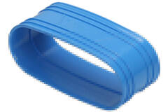 Wavin Ventiza lijmmof PVC ovaal 235x80 mm M/M