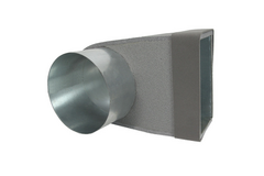 Thermoduct lepe hoekstuk 170mm x 80mm naar Ø 125mm