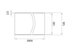 Wavin Ventiza kanaal 3 m PVC rond 160 mm S/S