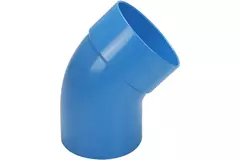 Wavin Ventiza bocht 45 graden PVC rond met diameter 160 mm M/S