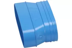 Wavin Ventiza verloop PVC ovaal 235x80 mm naar 195x80 mm M/S