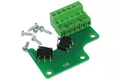 Brandklep rechthoekig dubbel contact S kit - E-FD A R25S KIT