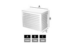 ClimaConnect airco en warmtepomp omkasting small RAL9010 Wit