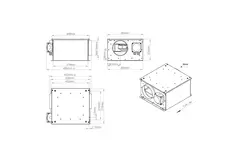 Buisventilator 160mm geïsoleerd - ISORX 160 EC K 01