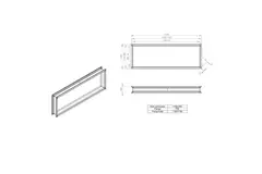 Flexibel verbindingsstuk 1100 x 350 - VS 11035