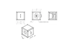 Boxventilator motor buiten luchtstroom - MPC T 280 D2 I K 01