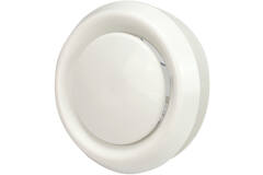 Ventilatie ventiel 125mm toevoer -en afvoer met klemveren - DAV-C125