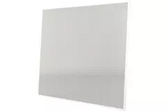 Geperforeerde plafondplaat 600 x 600 mm voor inleg in systeemplafonds - RAL9010