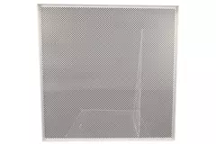 Geperforeerde plafondplaat 600 x 600 mm voor inleg in systeemplafonds - RAL9010