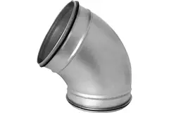 Ronde spiro bocht 60° Ø 125mm voor spirobuis
