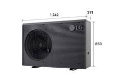 LG Therma-V Monobloc S warmtepomp R32 1 fase 7,0 kW