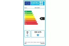 Orcon MVS-15RHP 550 m³/h + vochtsensor - perilex stekker