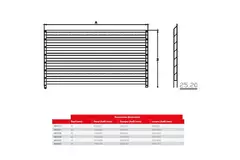 Maxivent by Econox lamellenrooster voor MR4545 horizontaal - LV