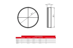 Maxivent flexibel rond verbindingsstuk voor M4540 horizontaal/low profile - FC