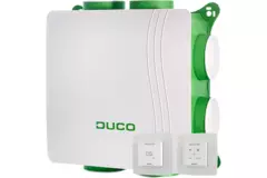 DucoBox Silent 2.0 400 m³/h + 2x CO2 sensor - randaarde stekker