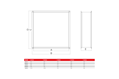 Maxivent flexibel rechthoekig verbindingsstuk voor M4512 horizontaal/low profile - FC