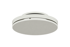 Plafondrooster staal met ronde uitblaas – 200 mm – RAL 9010