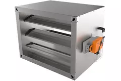 Rechthoekige VAV variabele volumeregelaar dubbelwandig Modbus/Bacnet 900x400 mm