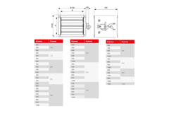 Rechthoekige VAV variabele volumeregelaar enkelwandig Modbus/Bacnet 400x150 mm