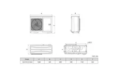 Tosot by GREE Versati V Monobloc warmtepomp 400V R290 12 kW